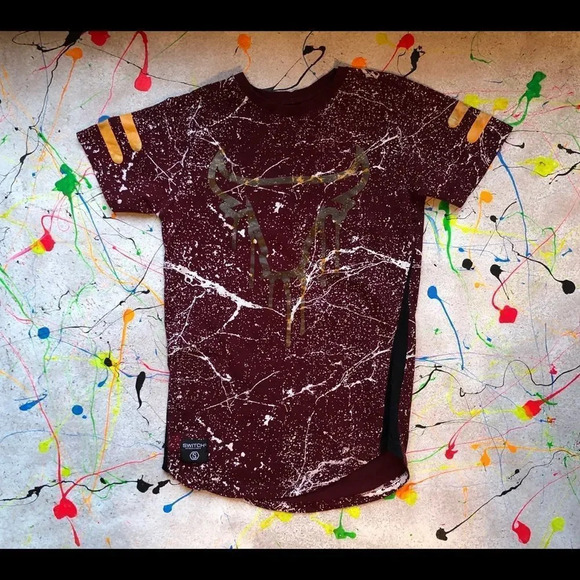 Switch Remarkable NBA Chicago Bulls Paint Splatter TShirt - Picture 1 of 4